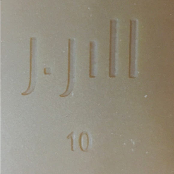 NEW J. JILL Wedge-Heel Espadrilles Cecile (Navy Blue and Cream) New. Never Worn. - Picture 8 of 11